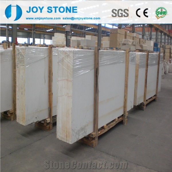 Wholesale White Antique Opaque 1cm Artficial Quartz Slab Stone