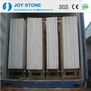 Wholesale White Antique Opaque 1cm Artficial Quartz Slab Stone