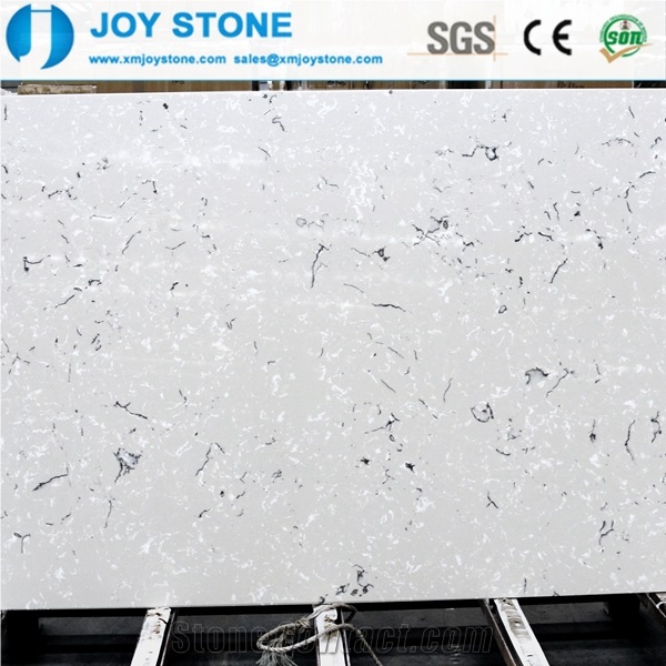 Artificial White Star Largest Size Quartz Slab with Best Price