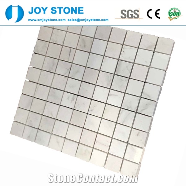 China Factory White Marble Mosaic Decorative Wall Floor Tile