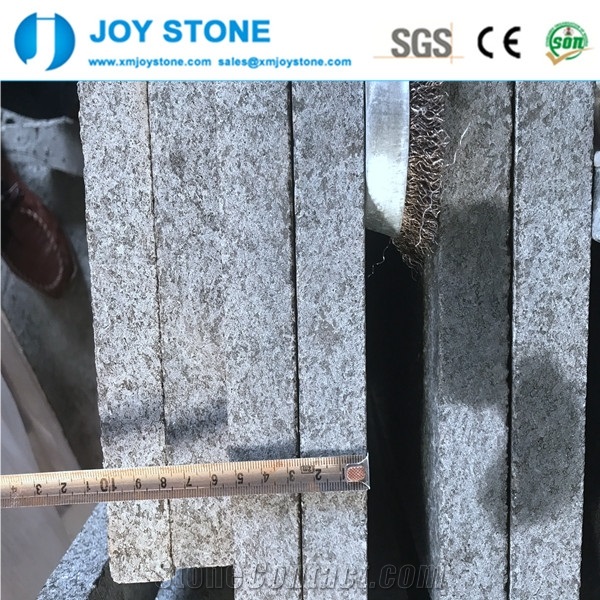 Flamed and Brushed Finish New China Black G684 Granite Paving Tiles