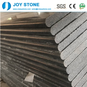 Polished China Jasberg G654 Dark Grey Granite 3cm Stair Case Step