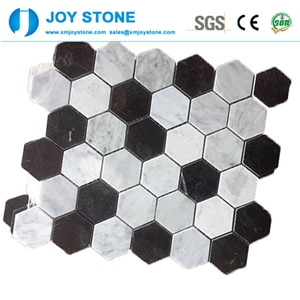 White Bprder Tile Laminate 10mm Natural Marble Mosaic for Sale White Bprder Tile Laminate 10mm Natural Marble Mosaic for Sale
