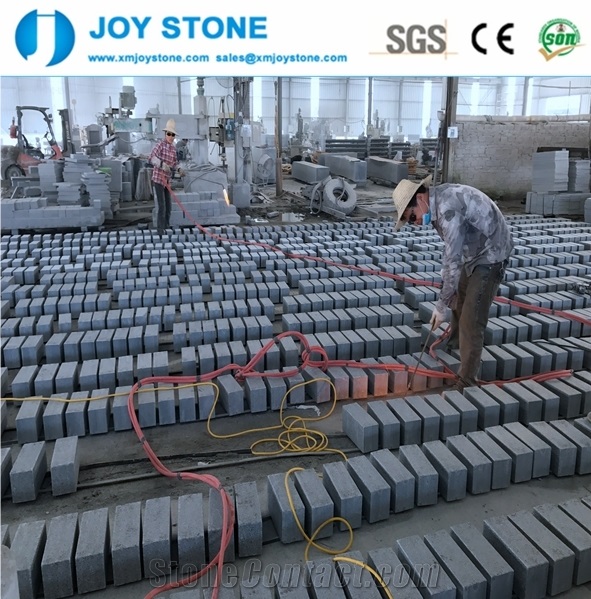 Wholesale Cheap G654 Black Cube Stone Pavers Driveway Flooring Popular