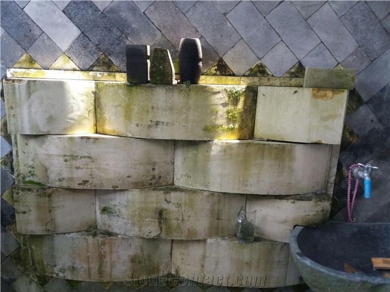 Big Camel White Classic Sandstone Wall Blocks