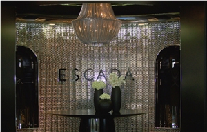 Glass Mosaic Wall Project
