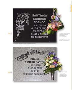 Granite Cnc Worked Columbarium Niche Plaque