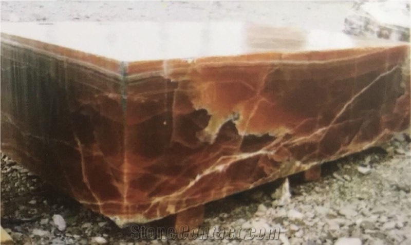 Iran Brown Onyx Blocks