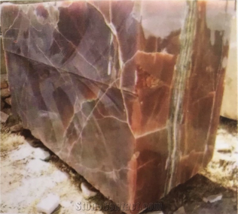 Iran Brown Onyx Blocks