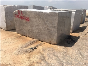 Konya Light Grey Emperador Marble Blocks