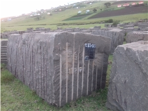 Zimbabwe Black Granite Rough Blocks and Quarry Stone