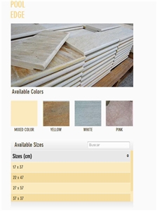 Rosa Oriente Sao Tome Quartzite Pool Pavers, Pool Coping