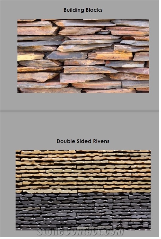 Rich Autumn Slate Tiles