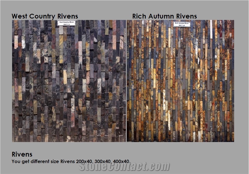 Rich Autumn Slate Tiles