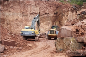 Stoneraise Red Sandstone-Lazenby Red Sandstone Blocks
