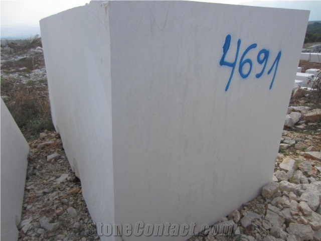 Vratza Limestone Block, Bulgaria White Limestone