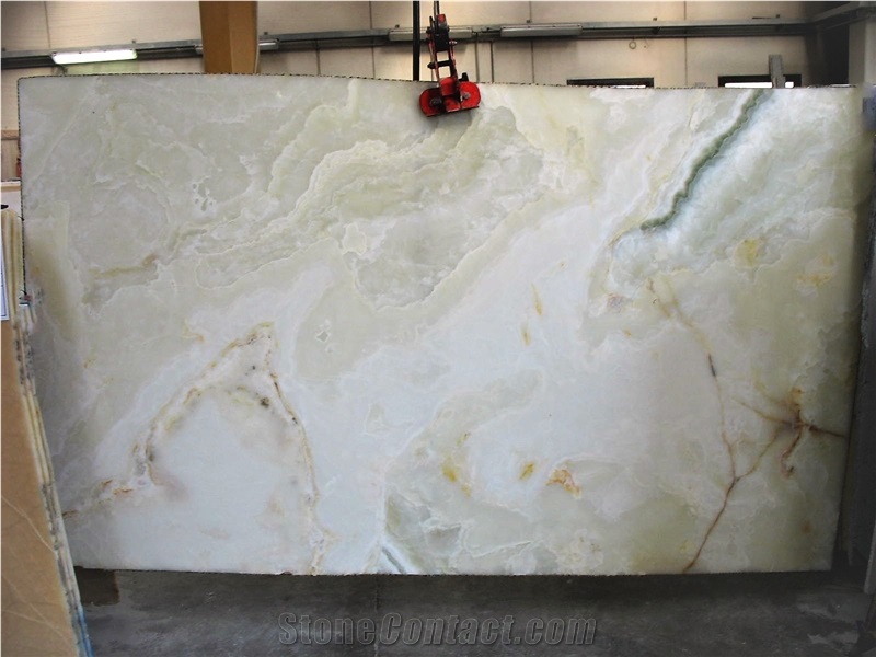 Onice Bianco Slabs