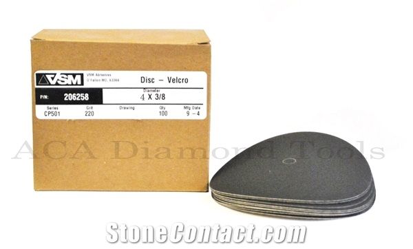 4" Vsm Velcro Sandpaper