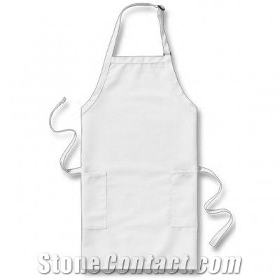 Aca White Rubber Work Apron
