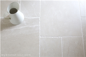 Canterbury Cream Marble Tumbled Floor Tiles