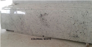 Colonial White Slabs & Tiles, India White Granite