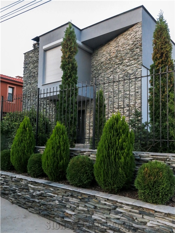 Natural Thin Stone- Veneer, Ledgestone, Wall Cladding, Paving