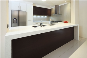 Trendstone Quartz- Stellar White Kitchen Bench Tops Trendstone Quartz- Stellar White Kitchen Bench Tops