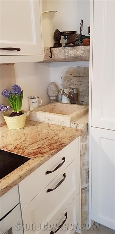 Modern Kitchen Design with Natural Stone