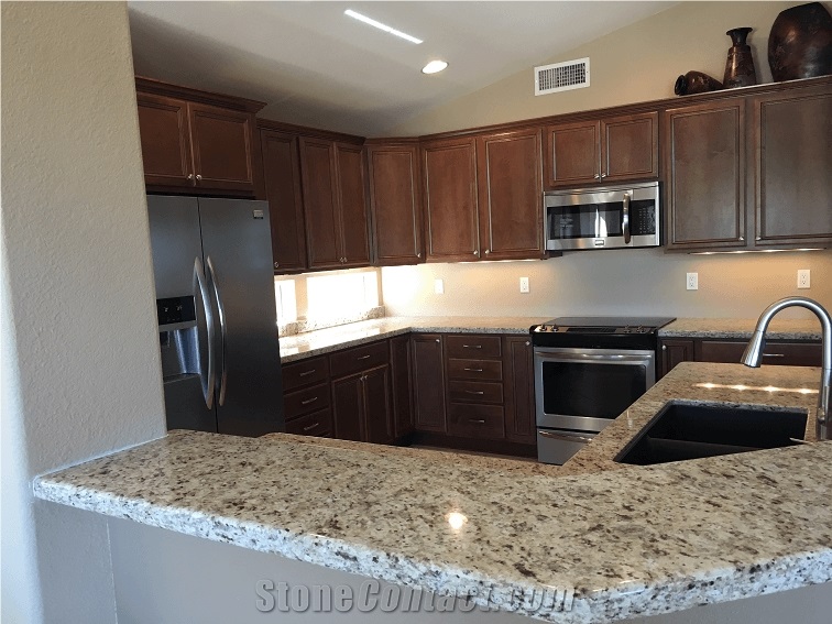 Quality Reagan Cafe with White Ornamental Granite Tops