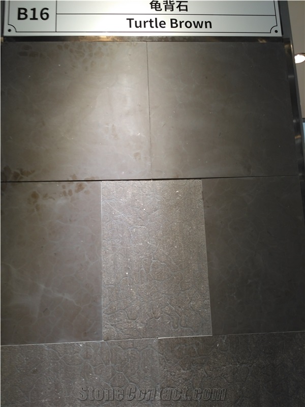 Turtle Brown Limestone Tiles, Pattern