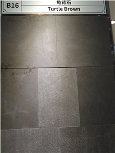 Turtle Brown Limestone Tiles, Pattern