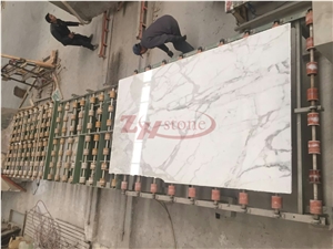 Honeycomb-Backed Statuary Marble Aluminated Stone Panel