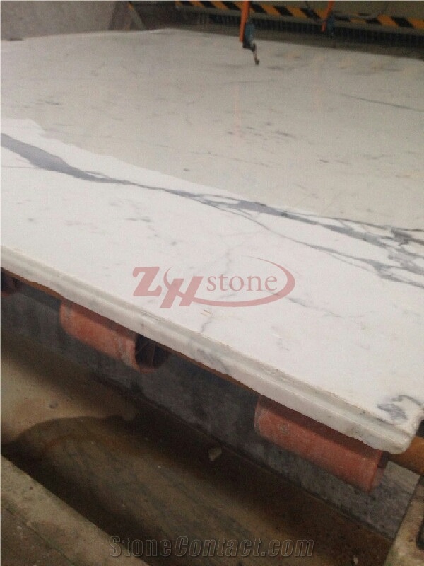Statuary White Marble Natural Stone Honeycomb Panels Compsite Panel