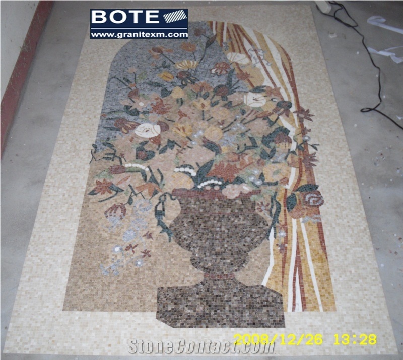 Mosaic Medallions Square Floor Wall Decorative Mosaic Medallions