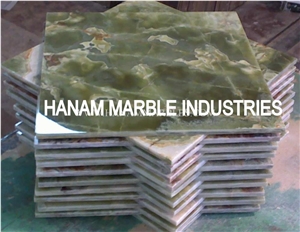 Green Onyx - Pakistan Dark Green Onyx Tiles & Slabs