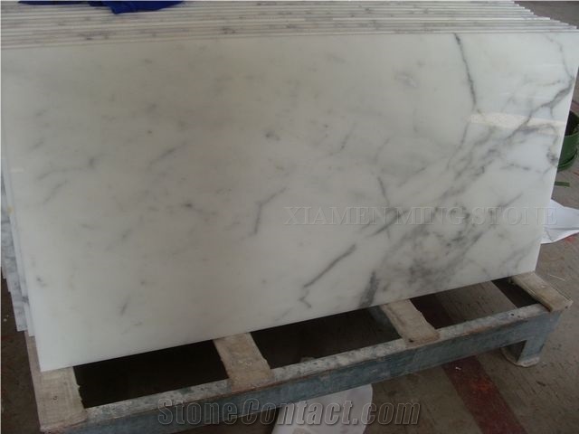 Calacatta Carrara White Marble Slab,Nature Stone Tile,Hotel Flooring