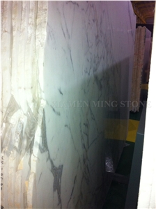Calacatta Carrara White Marble Slab Wall Panel Tile,Hotle Bathtoom Floor Paving
