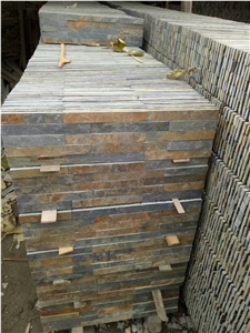 Cheap China Natural Rusty Slate Culture Stone,Corner,Z Shape,Cladding