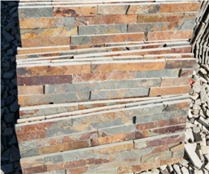 Cheap China Natural Rusty Slate Culture Stone,Corner,Z Shape,Cladding