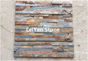 Cheap China Natural Rusty Slate Culture Stone,Corner,Z Shape,Cladding