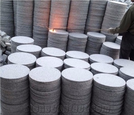 Cheap Chinese Grey Granite Flagstone,Round Paving,Paver,Walkway,Path