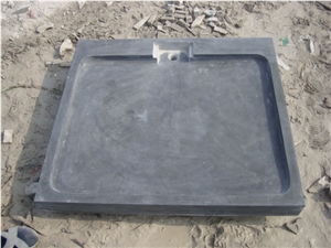 Cheap Honed Chinese Natural Bluestone Shower Tray,Basin,Sink,Washing,