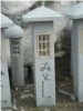 Japanese Style Lantern in Grey Granite,Lamp in Garden