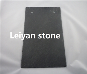 Natural Slate Roof Covering Tiles with Hole,Roofing Stone