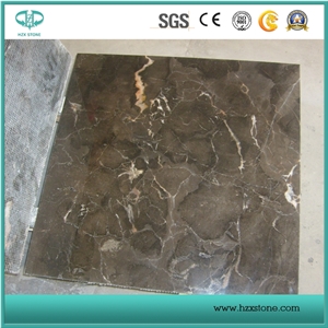 Dark Emperador Marble Slabs & Tiles, Brown Polished Marble Floor