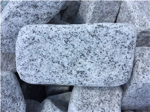 G601 Granite Cube Stone, Light Grey Granite Cobble Stone for Paving