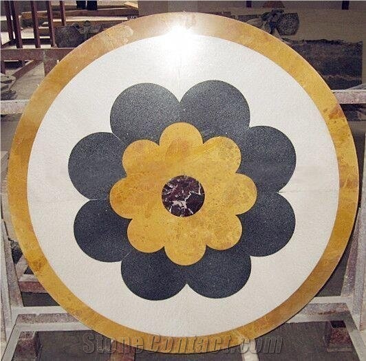 Brief Design Round Marble Medallions for Floor