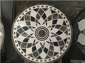 Brief Design Round Marble Medallions for Floor