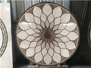 Brief Design Round Marble Medallions for Floor