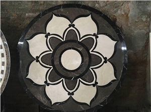 Brief Design Round Marble Medallions for Floor